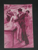 5 Cartes postales portraits de femmes curiosa sign&eacute;es Yves Die&yuml; dit Thiey. Yves Die&yuml; dit Thiey