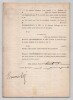 Pouvoir sign&eacute; par Edmond S&eacute;e - Collection coh&eacute;rente 25 auteurs & musiciens. Edmond S&eacute;e