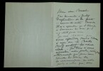 BATAILLE Henry - Int&eacute;ressante LETTRE AUTOGRAPHE SIGN&Eacute;E. Henry Bataille