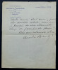 Andr&eacute; BRUL&Eacute; - LETTRE AUTOGRAPHE SIGN&Eacute;E, Th&eacute;&acirc;tre de la Madeleine. Andr&eacute; Brul&eacute;