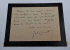 Jules LEMA&Icirc;TRE - CARTE AUTOGRAPHE SIGN&Eacute;E AVEC SON ENVELOPPE, 1894. Jules Lema&icirc;tre