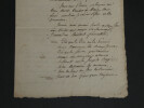 Bazile Vandeuvre - Lettre autographe sign&eacute;e &agrave; une "belle citoyenne". Bazile Vandeuvre