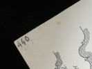 Dessin original sign&eacute; - &Eacute;volution de la base attique - Architecture. Louis Henri Laffill&eacute;e