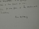 Luc ESTANG Lettre Autographe sign&eacute;e &agrave; G&eacute;rard Miellet Galeries Moderne Utrecht 48. Luc ESTANG