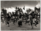 Photographie argentique de 1958 Rwanda La danse des guerriers Intore. 