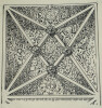 Dessin original - Plafond d'une chapelle de l'&eacute;glise de Till&egrave;res vers 1550. Louis Henri Laffill&eacute;e