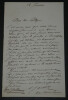 Paul-&Eacute;mile JAVARY - LETTRE AUTOGRAPHE SIGN&Eacute;E. Paul-&Eacute;mile JAVARY
