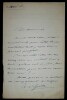 LETTRE AUTOGRAPHE SIGNEE, AVRIL 1862. Ernest Louis Victor Jules L'Epine