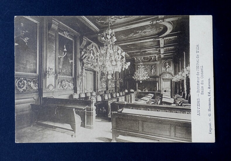 GILSON Paul - CARTE POSTALE AUTOGRAPHE SIGNEE, &Agrave; Jules REBOUL, BRUXELLES 1943. Paul Gilson