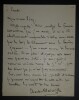 LETTRE AUTOGRAPHE SIGNEE. Charles Clairville