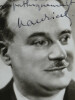 Mauricet, acteur - Carte postale sign&eacute;e et d&eacute;dicac&eacute;e. Mauricet (Georges Maurice Renaut)