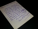 LETTRE AUTOGRAPHE SIGN&Eacute;E &Agrave; Charles FOLEY, c. 1901. MARGUERITTE Paul et Victor