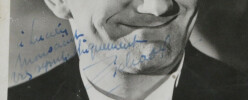 Pierre TICHADEL - PHOTOGRAPHIE carte postale, d&eacute;dicac&eacute;e et sign&eacute;e &agrave; L Monsaint. Pierre Tichadel
