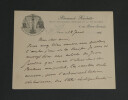 Victor TISSOT - Carte lettre autographe sign&eacute;e, Politique Suisse, Guerre de 1870. Victor TISSOT