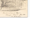 Dessin au crayon, Parc du restaurant Doyen Champs-&Eacute;lys&eacute;es par E. Phelipeau 1914. E. Phelipeau