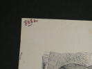 Vo&ucirc;te continue - Vo&ucirc;te d'ar&ecirc;te &agrave; la romaine, Berceau continu - Dessin original sign&eacute;. Louis Henri Laffill&eacute;e