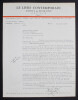 Marcel JULLIAN, &Eacute;crivain - TAPUSCRIT SIGN&Eacute; DE REMERCIEMENTS A Roger VALUET, 1960. Marcel JULLIAN