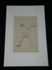Dessin original au crayon - Repr&eacute;sentation d'Edward Lawrence Levy, circa 1891. Anonyme