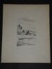 Lithographie Originale sign&eacute;e et num&eacute;rot&eacute;e 10/26 - Sur la Loire - Papier Japon - environ 1927. Maurice ASSELIN