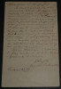 Giulio LAZZERI, Math&eacute;maticien - LETTRE AUTOGRAPHE SIGN&Eacute;E A C.A. LAISANT, 1897. Giulio LAZZERI