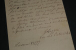 Giulio LAZZERI, Math&eacute;maticien - LETTRE AUTOGRAPHE SIGN&Eacute;E A C.A. LAISANT, 1897. Giulio LAZZERI