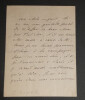 Emile AUGIER - Lettre autographe sign&eacute;e de 4 pages &agrave; son enfant. Emile Augier