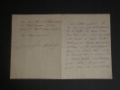 Emile AUGIER - Lettre autographe sign&eacute;e de 4 pages &agrave; son enfant. Emile Augier