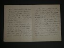 Emile AUGIER - Lettre autographe sign&eacute;e de 4 pages &agrave; son enfant. Emile Augier