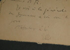 Jean Galtier-Boissi&egrave;re - Lettre autographe sign&eacute;e &agrave; Dominique Braga - [1916]. Jean Galtier-Boissi&egrave;re
