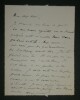 SIMON Henri - CARTE LETTRE AUTOGRAPHE SIGNEE &Agrave; Charles FOLEY, JOURNAL. Henri Simon