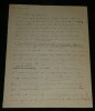 Alexandre Arnoux, Lettre autographe sign&eacute;e, impressions d'Allemagne 1946 2 pages. Alexandre Arnoux