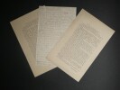 Henri DUVERNOIS - Manuscrit du "Guide de la lectrice pendant les chaleurs ou plus exactement pendant l'&eacute;t&eacute;". Henri Duvernois
