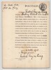 Pouvoir sign&eacute; Friedrich Franz von Conring – Collection de 50 auteurs & musiciens. Friedrich Franz von Conring