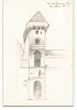 Dessin au crayon, Parc du restaurant Doyen Champs-&Eacute;lys&eacute;es par E. Phelipeau 1914. E. Phelipeau