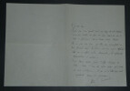 Albert TOUCHARD, &Eacute;crivain - LETTRE AUTOGRAPHE SIGN&Eacute;E &Agrave; Louis ARTUS, 1912, Nice. Albert TOUCHARD
