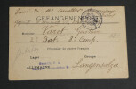 Lettre retourn&eacute;e &agrave; l'exp&eacute;diteur car le prisonnier est d&eacute;c&eacute;d&eacute; - GUERRE 14/18 1915. 
