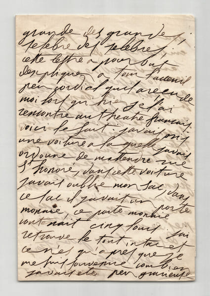 Esther Guimont - Lettre autographe sign&eacute;e - Courtisane Guizot, Hugo... - 1854. Esther Guimont