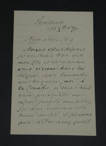 Émile BERGERAT - BELLE LETTRE AUTOGRAPHE SIGNÉE À COQUELIN AÎNÉ - 3 pages 1891