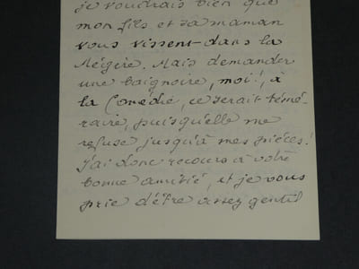 Émile BERGERAT - BELLE LETTRE AUTOGRAPHE SIGNÉE À COQUELIN AÎNÉ - 3 pages 1891