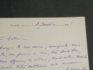 Lucien DESCAVES - &eacute;crivain - CARTE LETTRE AUTOGRAPHE SIGN&Eacute;E DE VŒUX - 1928. Lucien DESCAVES