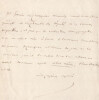 Bernard-Adolphe GRANIER DE CASSAGNAC Lettre autographe 1 page. Bernard-Adolphe GRANIER DE CASSAGNAC