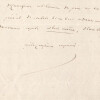 Bernard-Adolphe GRANIER DE CASSAGNAC Lettre autographe 1 page. Bernard-Adolphe GRANIER DE CASSAGNAC