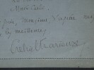 Gabriel TRARIEUX - LETTRE AUTOGRAPHE SIGN&Eacute;E article Monte Carlo Flammarion, 1939. Gabriel Trarieux
