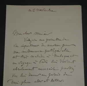 Amédée de Noé dit Cham, Illustrateur - LETTRE AUTOGRAPHE SIGNÉE