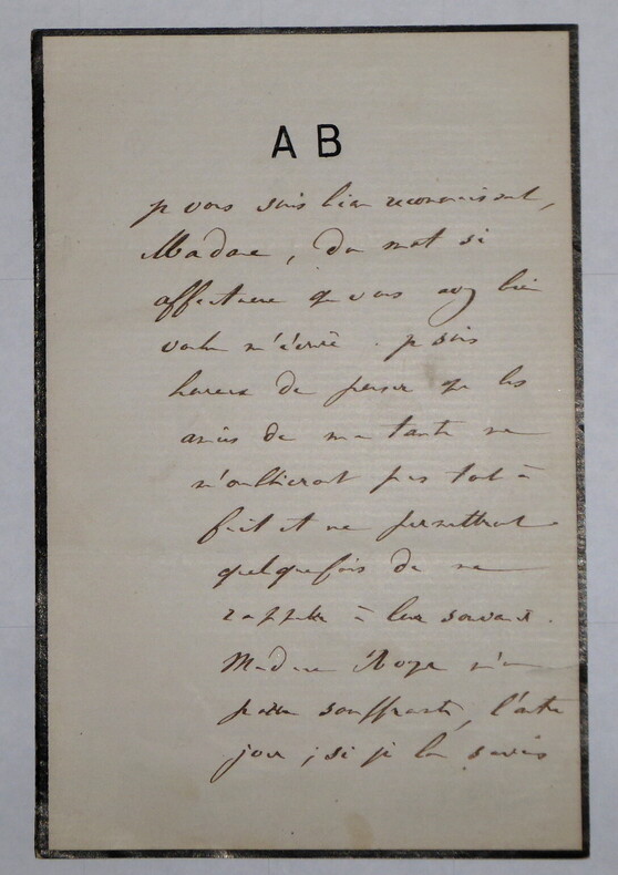 Adolphe BELOT - Lettre autographe sign&eacute;e. Adolphe Belot