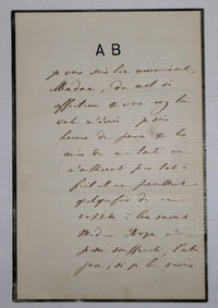 Adolphe BELOT - Lettre autographe signée
