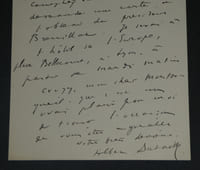 Albert BATAILLE - LETTRE AUTOGRAPHE SIGNÉE & DEUX CARTES DE VISITE