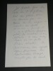 Michel DE SAINT PIERRE Manuscrit autographes sign&eacute;e, crise de l'&eacute;glise, 3 pages. Michel DE SAINT PIERRE