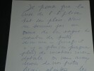 Michel DE SAINT PIERRE Manuscrit autographes sign&eacute;e, crise de l'&eacute;glise, 3 pages. Michel DE SAINT PIERRE