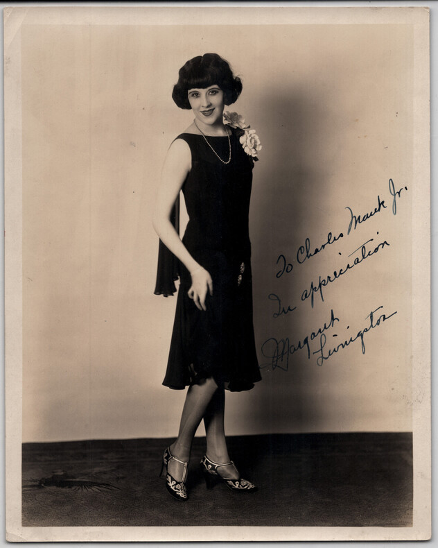 Margaret Livingston - Grande Photographie avec d&eacute;dicace autographe sign&eacute;e. Margaret Livingston